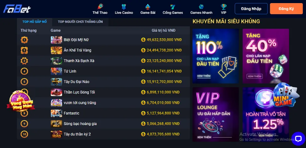 Thưởng nạp lại hàng ngày gg8826 win